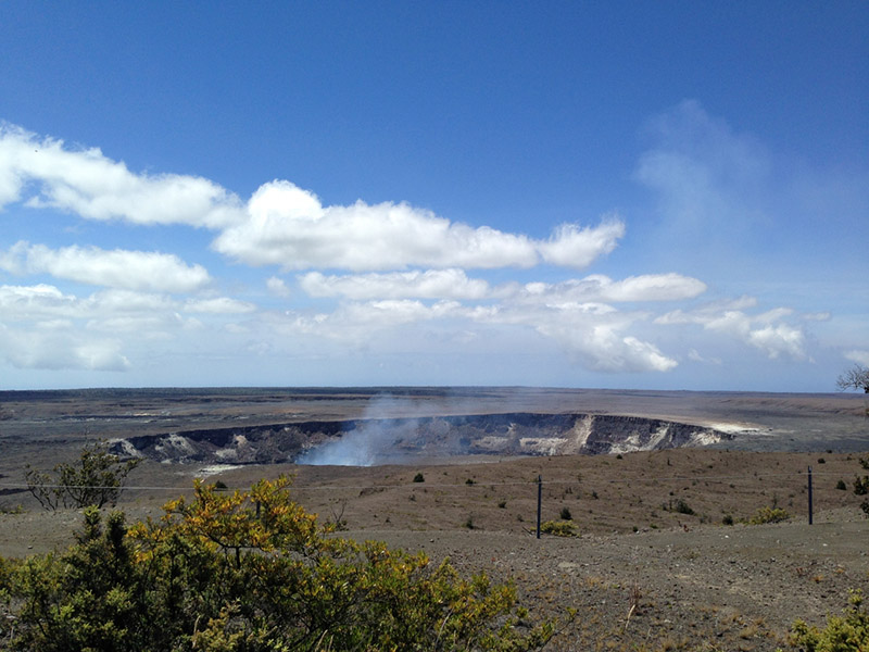 キラウエア火山火口